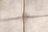 Barhocker MODENA 92-116cm 360° drehbar Samt Champagner-Beige m/ schwarzem Metallgestell