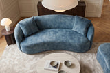 Sofa ELEMENTAL 180cm 2-seater velvet petrol