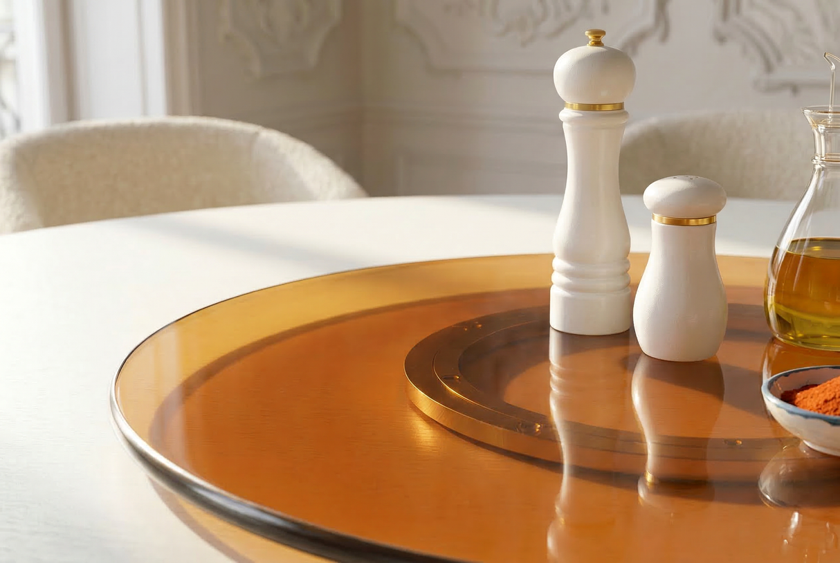 Turnplate SERVANT 50cm 360° tempered glass amber