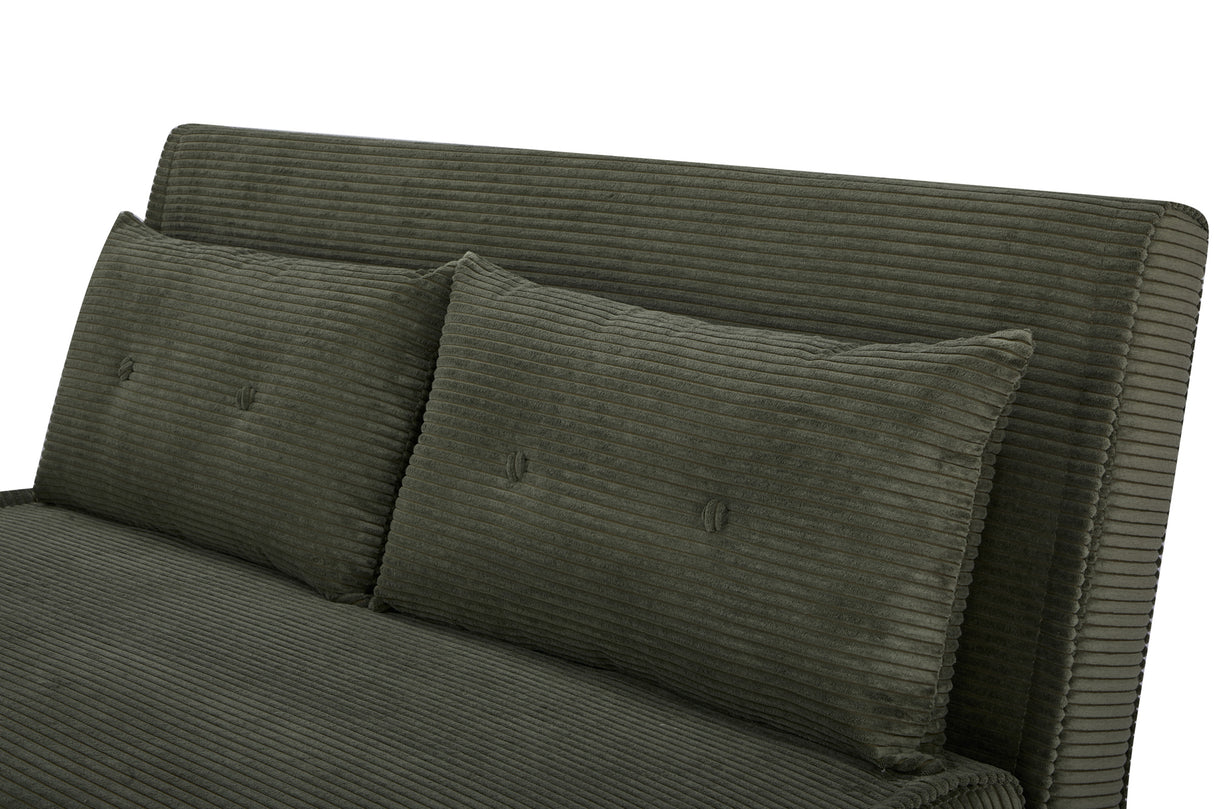Schlafsessel SMART MULTIFUNCTION 140cm Cord grün