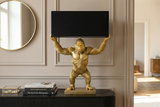 Table lamp KING APE 65cm black golden