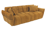 Sofa CLOUD 260cm 3-seater XXL vogue velvet mustard yellow