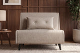 Sleeping chair SMART MULTIFUNCTION 100cm velvet champagne