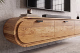 TV-Board ORGANIC 160cm hanging acacia wood natural