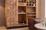 Barschrank BODEGA 120cm Kiefer Naturholz