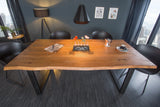 Dining table MAMMUT 180cm U-legs 35mm acacia wood