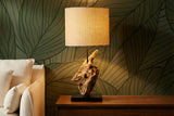 Table lamp HYPNOTIC 58cm teak wood natural