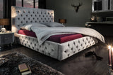 Bed PARIS CHESTERFIELD 160x200cm velvet grey