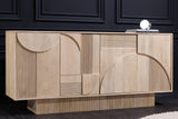 Sideboard ART DECO 170cm Mangoholz weißgekalkt