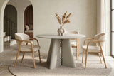 Esstisch ORGANIKO 120cm rund greige beige