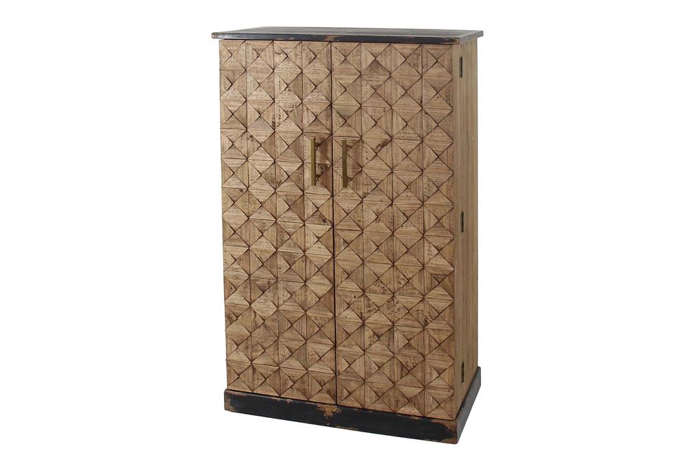 Barschrank BODEGA 120cm Kiefer Naturholz