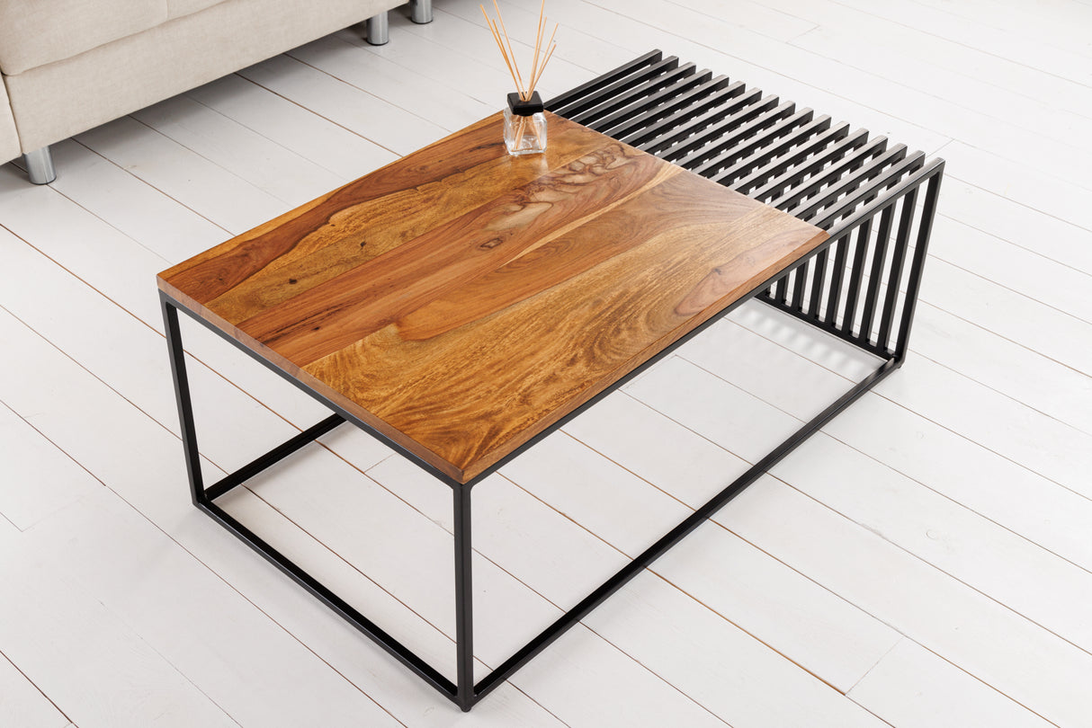 Coffee table ARCHITECTURE 100cm sheesham wood