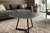 Coffee table MARVELOUS 70cm ceramic grey