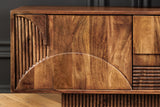 TV Board ART DECO 200cm 3D mango wood brown