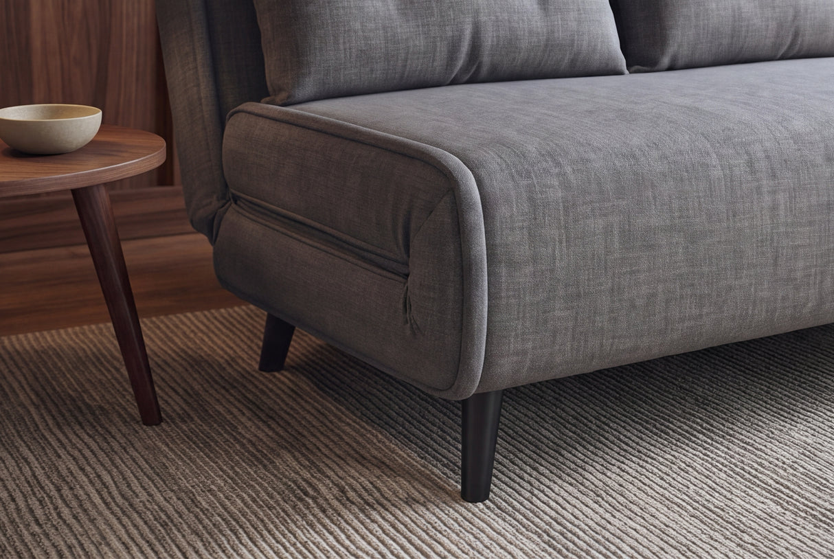 Sleeping chair SMART MULTIFUNCTION 140cm velvet grey