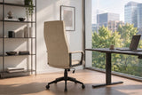 Bürostuhl LAZIO 49-59cm mit Wippfunktion Samt Velours Beige