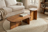 Coffee table GATSBY Set of 2 acacia wood natural