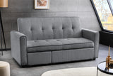 Sofa bed SMART 180cm 2-seater cord grey