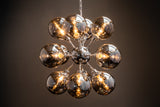 Pendant lamp GALAXY 72cm silver