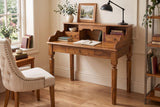 Davenport office desk HEMINGWAY 115cm sheesham wood brown