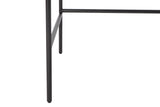 Office desk ATELIER 120cm natural oak wood look w/ black metal frame