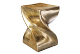 Hocker TWIST 45cm gold