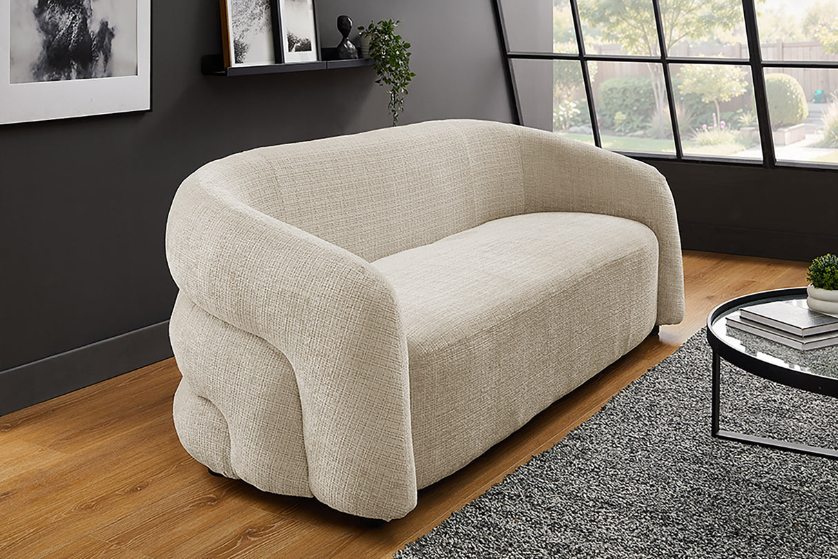 Sofa VOQUE 200cm 3-seater chenille beige