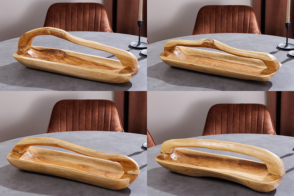 Teakholzschale BALI 60cm mit Henkel