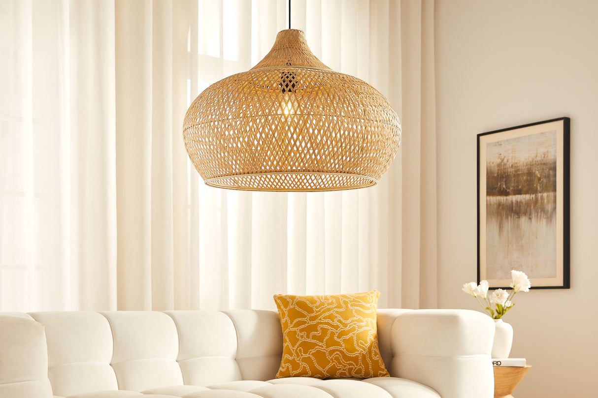 Pendelleuchte ORGANIC LIVING 60cm Bambus Natur 