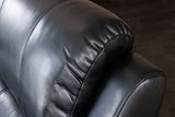 Cinema armchair HOLLYWOD 3-seater artificial leather black