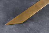 Dining table SCULPTURE 280cm oval bronze frame w/ ceramic top multicoloured marble look