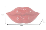 Decoration DISCO LIP 30cm 3D mosaic lips red