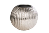 Vase ELEGANCE 20cm with hammer stroke effect silver