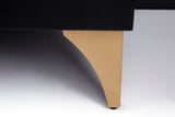 Sideboard GOLDEN SUNSET 180cm 3D mango schwarz