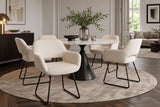 Chair MUSTANG with armrests cord beige
