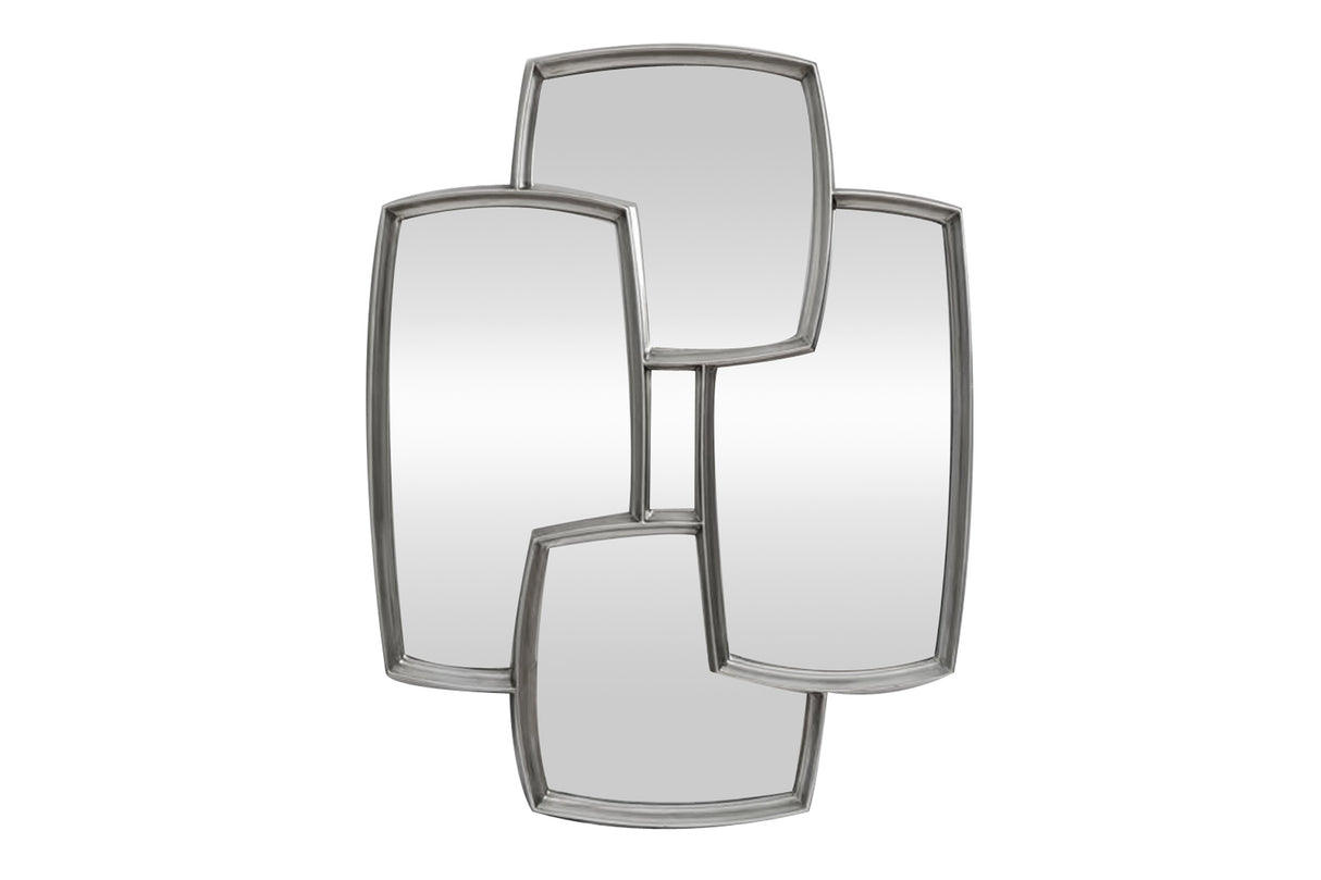 Wall mirror QUADRA 90cm silver