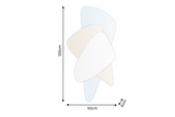 Wandspiegel GEOMETRIC I 120 cm mehrfarbig