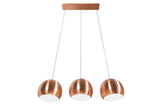 Pendant lamp COPPER BALL 3s copper