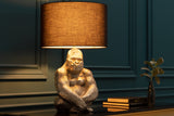 Lampe GORILLA 60cm silber ohne Lampenschirm