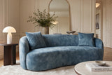 Sofa ELEMENTAL 180cm 2-seater velvet petrol