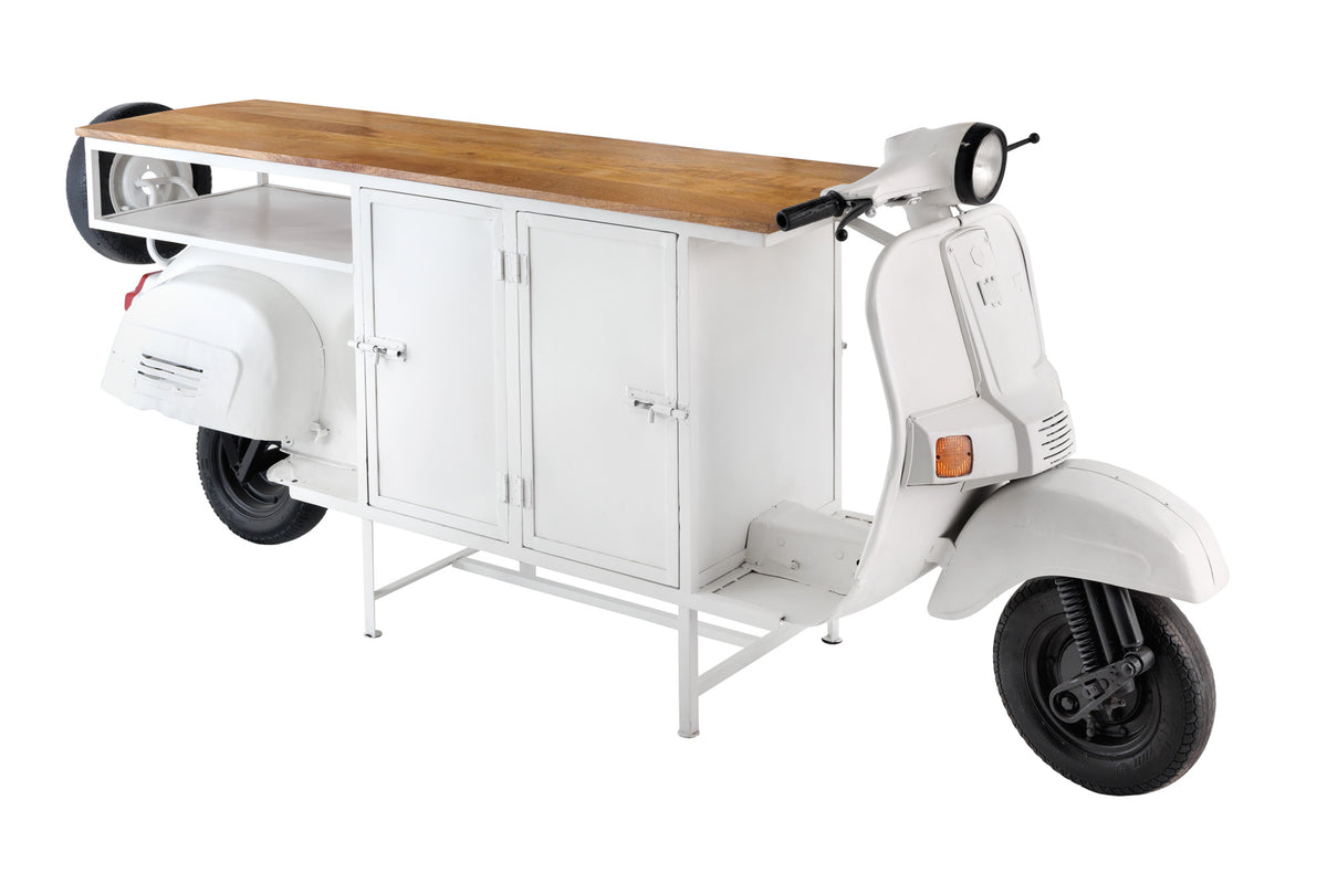 Barová skříňka SCOOTER 250cm – přírodní mango
