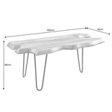 Couchtisch WILD 100cm 35mm Akazienholz