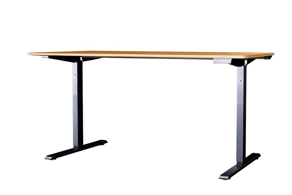 Office desk OAK DESK 140cm height adjustable natural