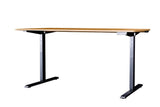 Office desk OAK DESK 140cm height adjustable natural