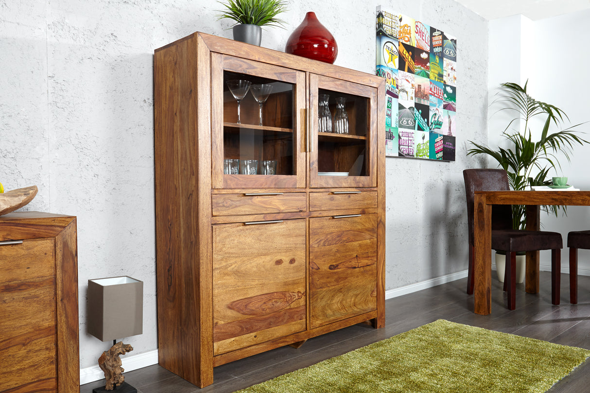 Highboard LAGOS 140cm sheesham wood