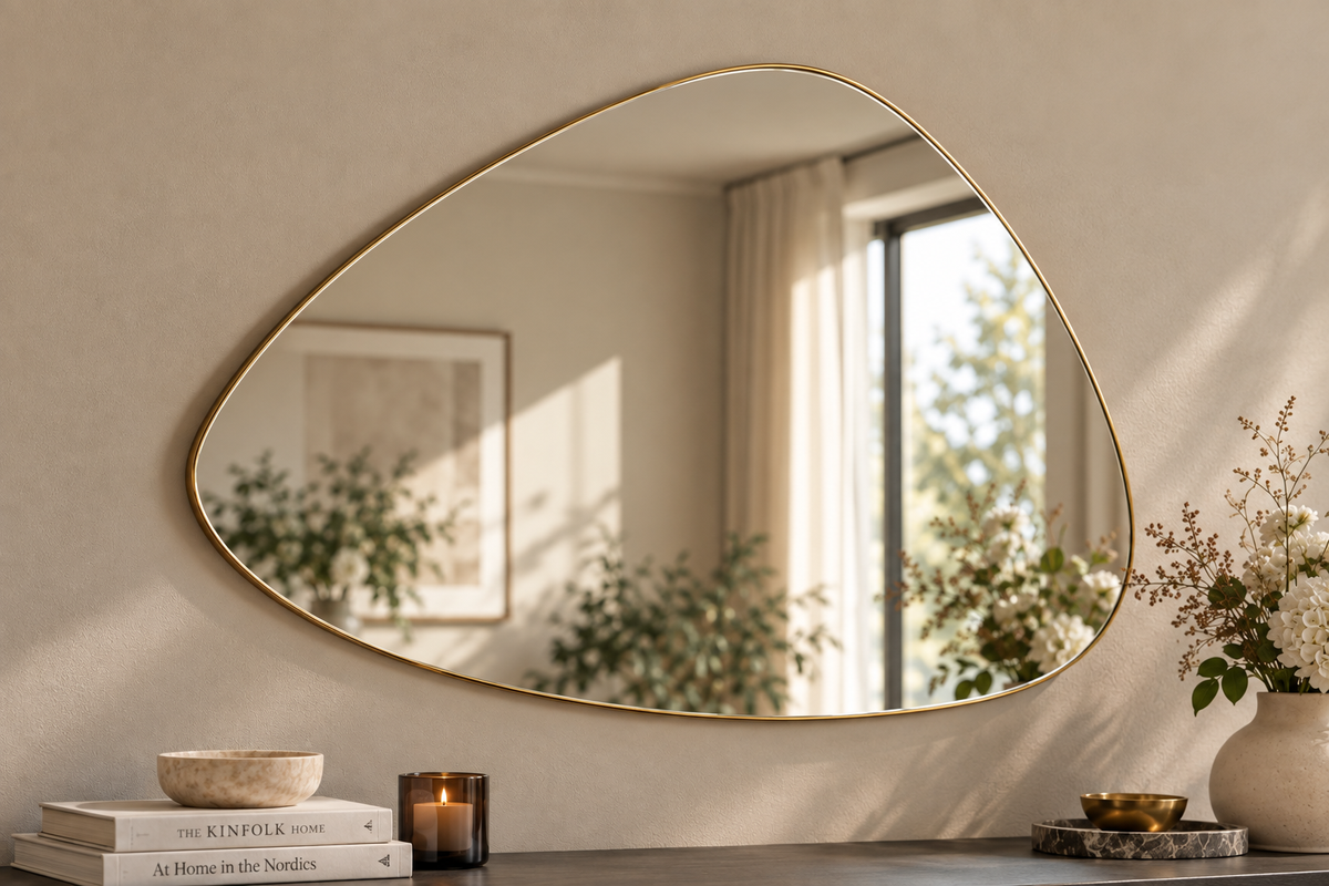 Wandspiegel NOEMI 85cm Gold 