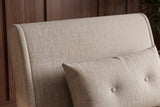 Sleeping chair SMART MULTIFUNCTION 100cm velvet champagne