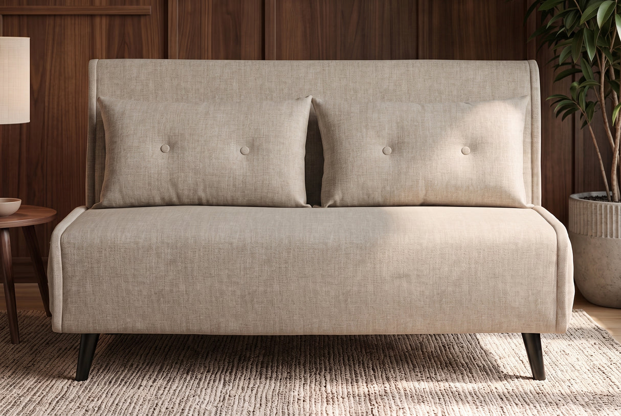 Sleeping chair SMART MULTIFUNCTION 140cm velvet champagne