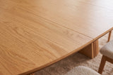 Esstisch VALHALLA WOOD rund 120-160-200cm ausziehbar Eiche natur