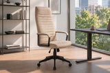 Bürostuhl LAZIO 49-59cm mit Wippfunktion Samt Velours Beige